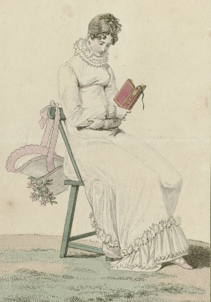 Journal des Dames et des Modes Costume Parisien 10 septembre 1812 1254 Chapeau de Paill . RP P 2009 2434 scaled