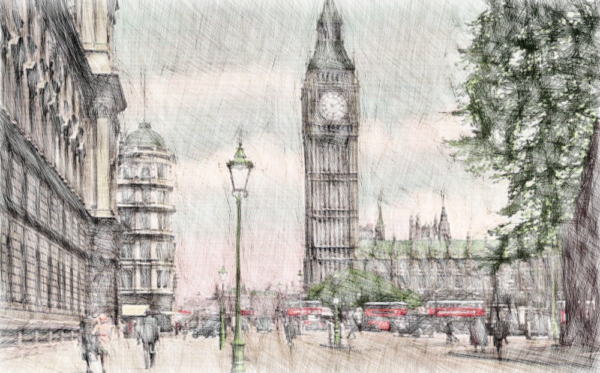 London, Big Ben, 1930er